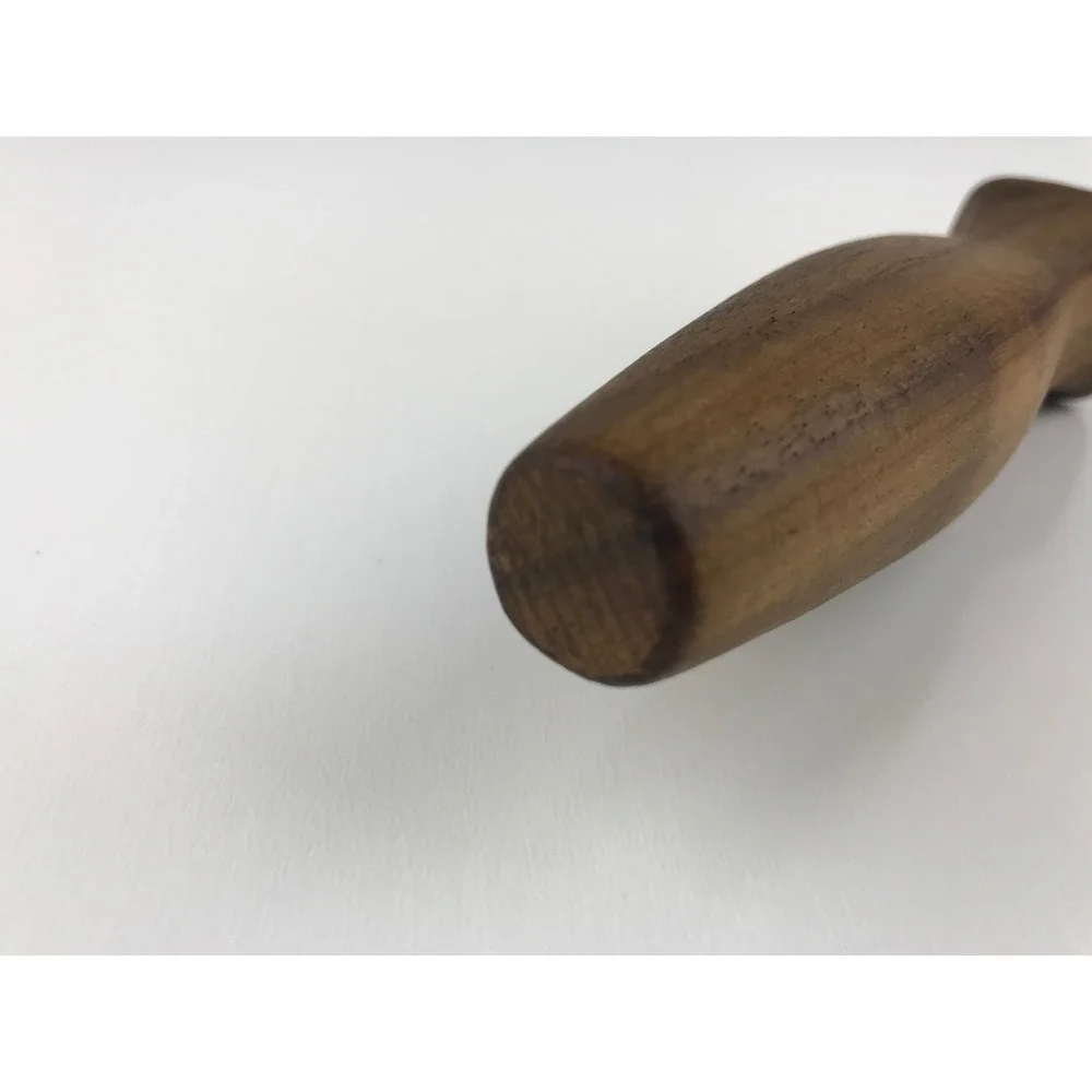 Vintage Knife Sharpening Steel Honing Rod‎ Tool with Wood Handle Kitchen